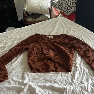 Rust colored sweater